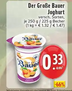 Edeka Der große bauer joghurt pfirsich-maracuja Angebot