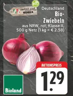 Edeka Bioland bio-zwiebeln Angebot