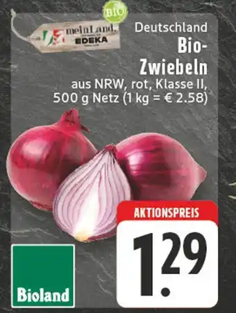 Edeka Bioland bio-zwiebeln Angebot