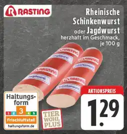 Edeka Rasting rheinische schinkenwurst Angebot