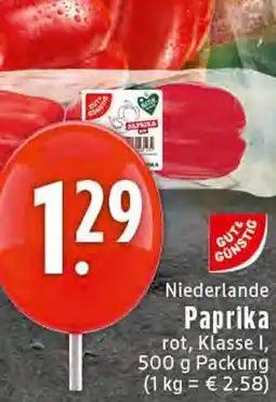 Edeka Gut & günstig paprika Angebot