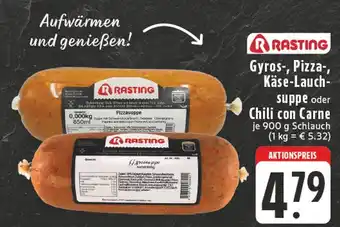 Edeka Rasting gyros-, pizza-, käse-lauch-suppe Angebot