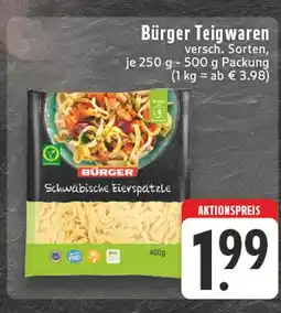 Edeka Bürger schwäbische eierspätzle Angebot