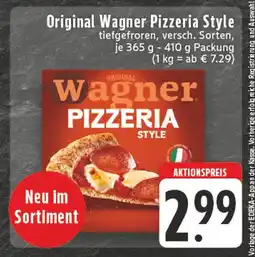 Edeka Wagner pizzeria style Angebot