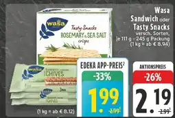 Edeka Wasa sandwich Angebot