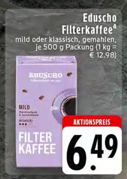 Edeka Eduscho filterkaffee mild Angebot