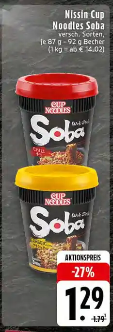 Edeka Cup noodles soba chili Angebot