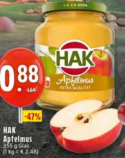 Edeka Hak apfelmus Angebot