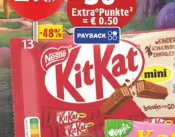 Edeka Nestlé kitkat, smarties oder lion mini Angebot
