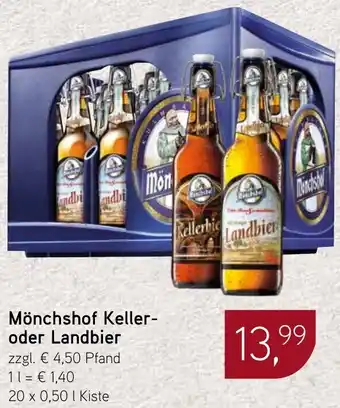 Dornseifer Mönchshof Keller- oder Landbier Angebot