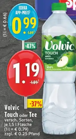 Edeka Volvic touch apfel Angebot