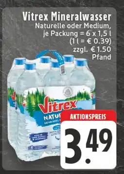 Edeka Vitrex mineralwasser Angebot