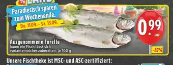 Edeka Ausgenommene forelle Angebot