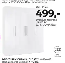Mömax Drehtürenschrank 'glossy' Angebot