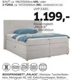 Mömax Boxspringbett „palace“ Angebot
