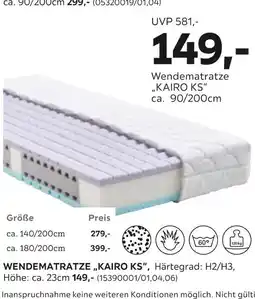 Mömax Wendematratze kair0 ks Angebot