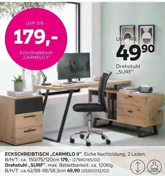 Mömax Eckschreibtisch carmelo ii Angebot