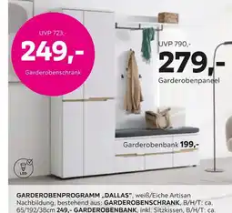 Mömax Garderobenprogramm „dallas“ Angebot