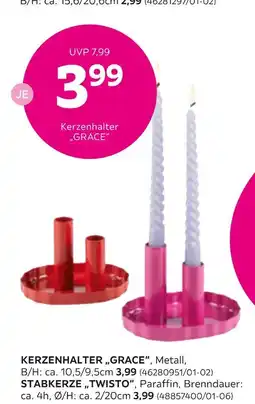 Mömax Kerzenhalter 'grace' oder stabkerze „twisto“ Angebot