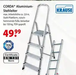 bauSpezi Krause corda aluminium-stehleiter Angebot