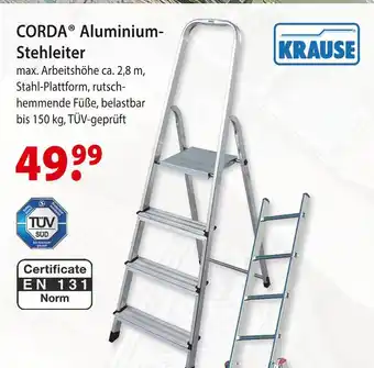 bauSpezi Krause corda aluminium-stehleiter Angebot