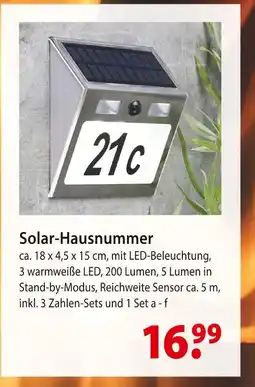 bauSpezi Solar-hausnummer Angebot