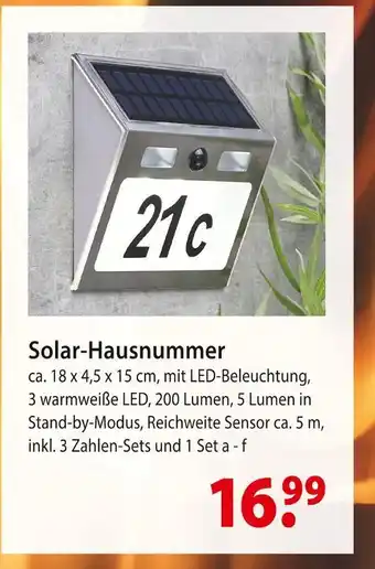 bauSpezi Solar-hausnummer Angebot