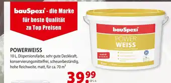 bauSpezi Bauspezi power weiss Angebot