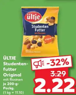 Kaufland ÜLTJE Studenten- futter Original Angebot