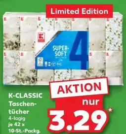 Kaufland K-CLASSIC Taschen- tücher Angebot