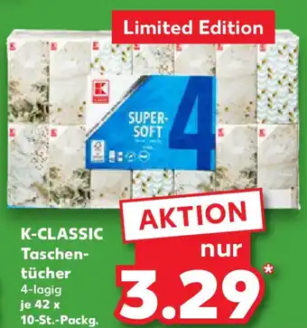 Kaufland K-CLASSIC Taschen- tücher Angebot