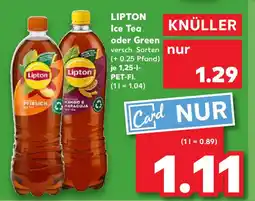 Kaufland LIPTON Ice Tea oder Green Angebot