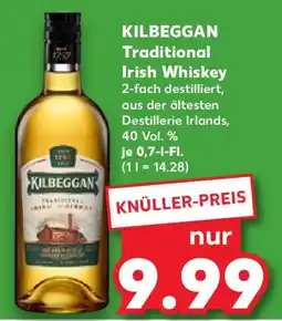 Kaufland KILBEGGAN Traditional Irish Whiskey Angebot