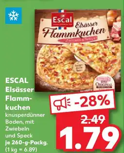 Kaufland ESCAL Elsässer Flamm- kuchen Angebot