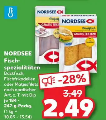 Kaufland NORDSEE Fisch- spezialitäten Angebot