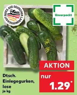 Kaufland Dtsch. Einlegegurken, lose Angebot