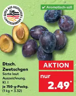 Kaufland Dtsch. Zwetschgen Angebot
