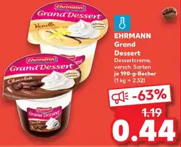 Kaufland EHRMANN Grand Dessert Angebot