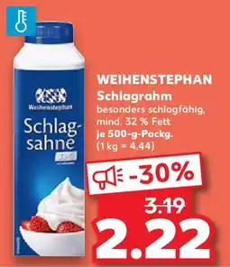 Kaufland WEIHENSTEPHAN Schlagrahm Angebot