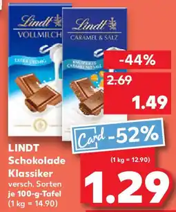 Kaufland LINDT Schokolade Klassiker Angebot