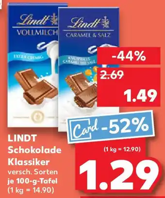 Kaufland LINDT Schokolade Klassiker Angebot