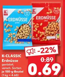 Kaufland K-CLASSIC Erdnüsse Angebot