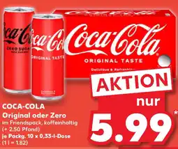 Kaufland COCA-COLA Original oder Zero Angebot