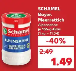 Kaufland SCHAMEL Bayer. Meerrettich Angebot
