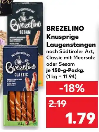 Kaufland BREZELINO Knusprige Laugenstangen Angebot