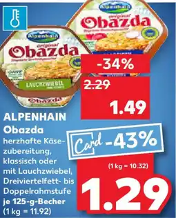 Kaufland ALPENHAIN Obazda Angebot