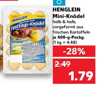 Kaufland HENGLEIN Mini-Knödel Angebot