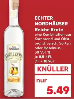 Kaufland ECHTER NORDHÄUSER Reiche Ernte Angebot