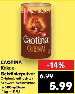 Kaufland CAOTINA Kakao- Getränkepulver Angebot