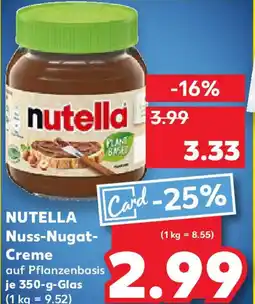 Kaufland NUTELLA Nuss-Nugat- Creme Angebot